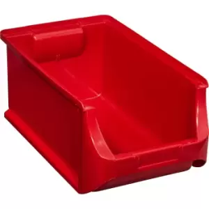 Image of Open fronted storage bin, LxWxH 355 x 205 x 150 mm, pack of 12, red