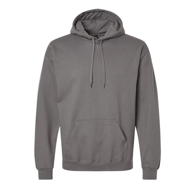 Image of Gildan Mens Softstyle Fleece Midweight Hoodie in Charcoal Size: Small Charcoal Male S