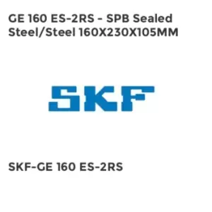 Image of GE 160 ES-2RS - SPB Sealed Steel/Steel 160X230X105MM