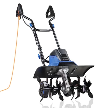 Image of Hyundai 1500W 450mm Electric Garden Tiller, Cultivator, Rotovator and Rototiller HYT1500E