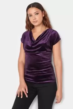 Image of Petite Cowl Neck Top