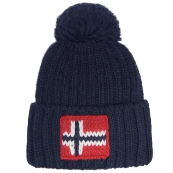 Image of Napapijri Beanie Hat - Navy