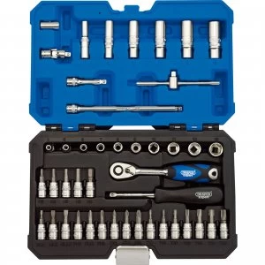 Image of Draper 44 Piece 1/4" Drive Hex Socket and Socket Bit Set 1/4"