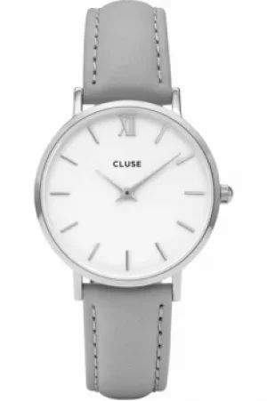 Image of Ladies Cluse Minuit Leather Watch CL30006