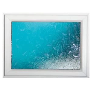 Image of White PVCu Top hung over fixed lite Window H1120mm W1190mm