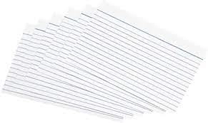 Image of 5 Star Office Record Cards Ruled Both Sides 8x5" 203x127mm Assorted Pack 100