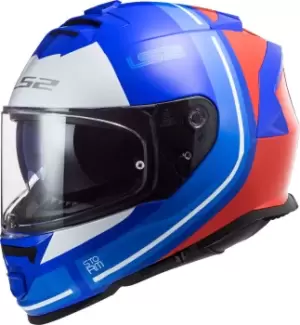 Image of LS2 FF800 Storm Slant Helmet, red-blue, Size L, red-blue, Size L