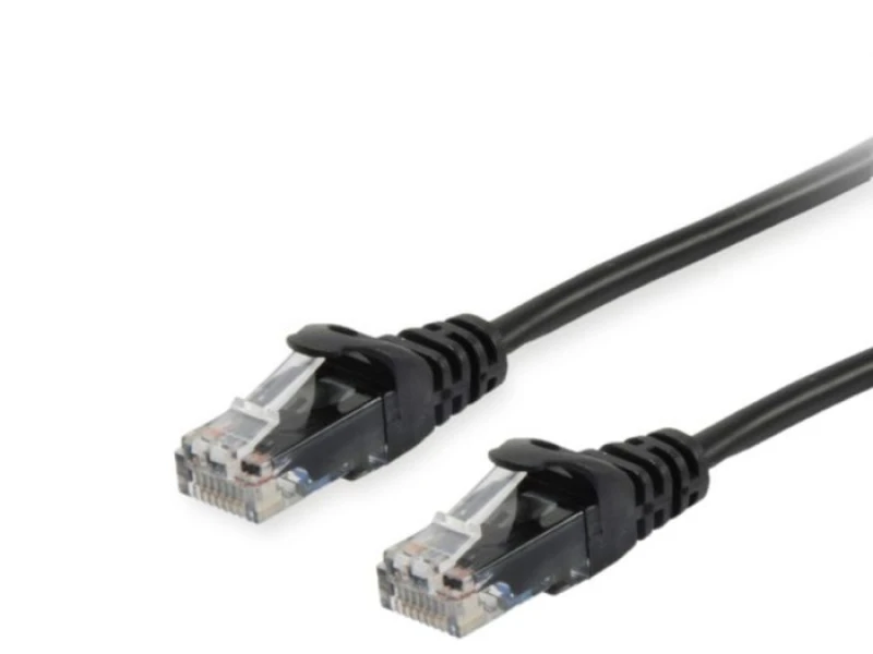 Image of Equip Cat.6 U/UTP Patch Cable. 0.15m. Black