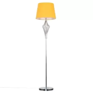 Image of Jaspa Silver Floor Lamp