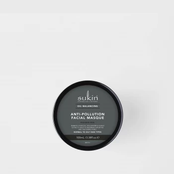 Image of Sukin Oil Balancing + Charcoal Anti-Pollution Facial Masque 100ml