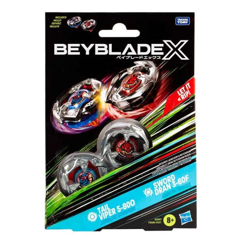 Image of Beyblade Beyblade Tail Viper Dran Pack of 2