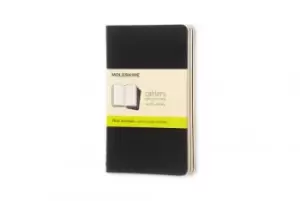 Image of Moleskine Plain Cahier - Black Cover (3 Set) by Moleskine