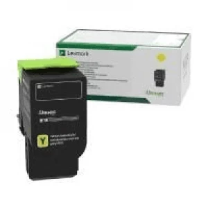 Image of Lexmark 78C2UY0 Yellow Laser Toner Ink Cartridge