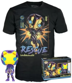 Image of Avengers Rescue (Blacklight) - POP! & t-shirt Funko Pop! multicolor
