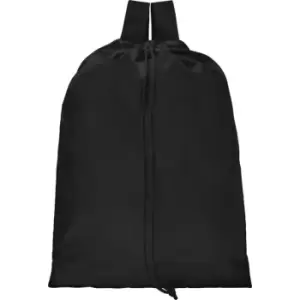 Image of Bullet Oriole Drawstring Bag (One Size) (Solid Black)