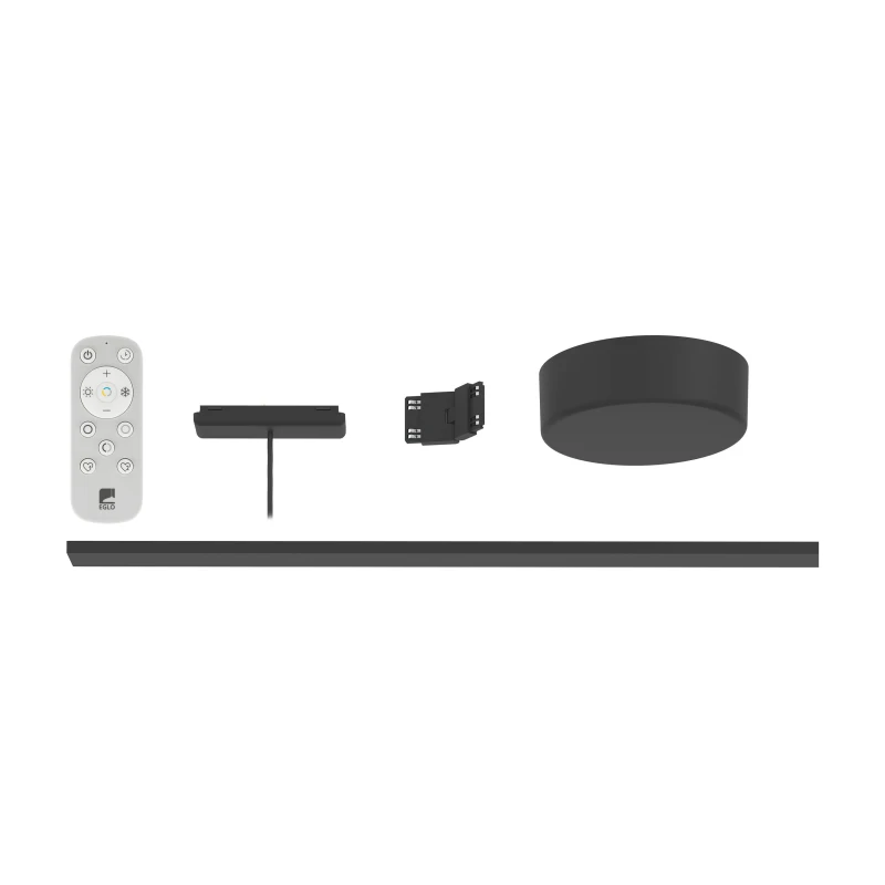Image of EGLO Eglo Track Plus Modular Low-Voltage Black Rail Lighting System WBS Black One Size Unisex 9008606329625