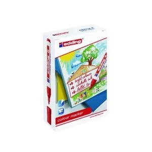 Image of Edding 8 Colour Marker Bullet Tip Assorted Pack of 12 1414999