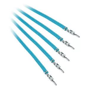 Image of BitFenix Alchemy 2.0 PSU Cable 5x 40cm - Light Blue