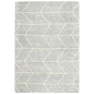 Image of Asiatic Logan Rug - 160 x 230cm - Silver