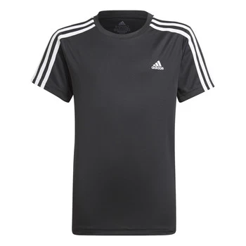 Image of adidas MARIONA boys's Childrens T shirt in Black / 4 years,4 / 5 years,11 / 12 years,13 / 14 years,5 / 6 years,7 / 8 years,9 / 10 years,8 / 9 ans,15 /