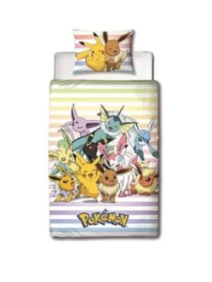 Image of Pokemon Pokemon Group Single Duvet Set