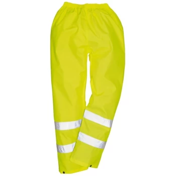 Image of Portwest H441YERXXL - sz 2XL Hi-Vis Rain Trousers - Yellow