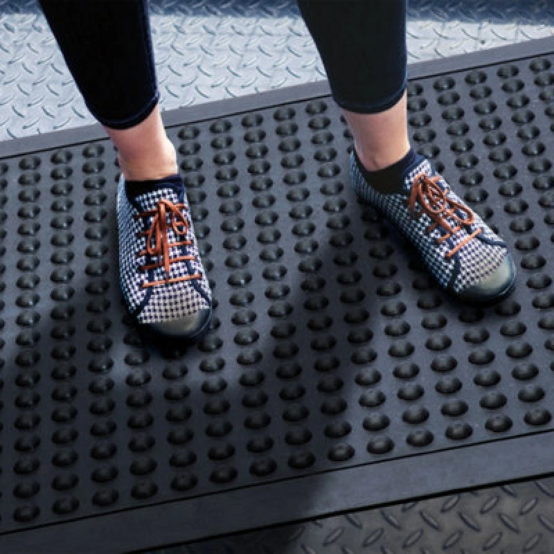 Image of Floortex Doortex Anti-Fatigue Bubblemat - 90 X 150Cm, Black