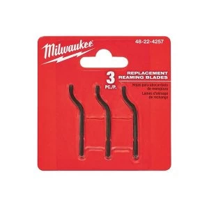 Image of Milwaukee Hand Tools Reaming Pen Replacement Blades (Pack 3)