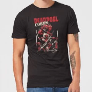 Image of Marvel Deadpool Family Corps Mens T-Shirt - Black