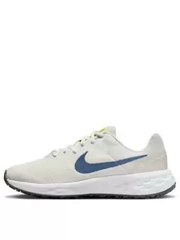 Image of Nike Junior Revolution 6 - White/Blue, Size 5 Older