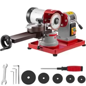 Image of VEVOR 370W Circular Saw Blade Sharpener Rotary Angle Mill Grinding Sharpening Machine 125MM Saw Blade Sharpener Machine for Carbide Tipped Saw Blade