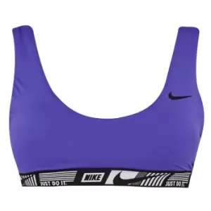 Image of Nike Scoop Neck Bikini Top Womens - Blue