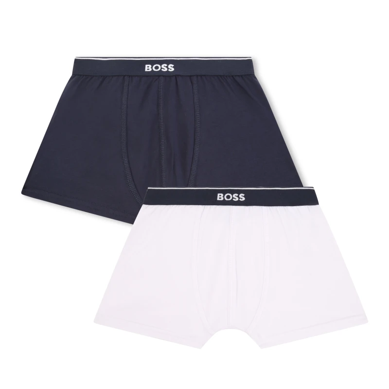 Image of Boss 2-Pack Boxers Juniors - Blue Blue One Size