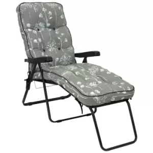Image of Glendale Leisure - Deluxe Lounger Renaissance Grey