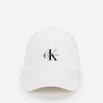 Image of Calvin Klein Jeans Mens Baseball Cap - Bright White