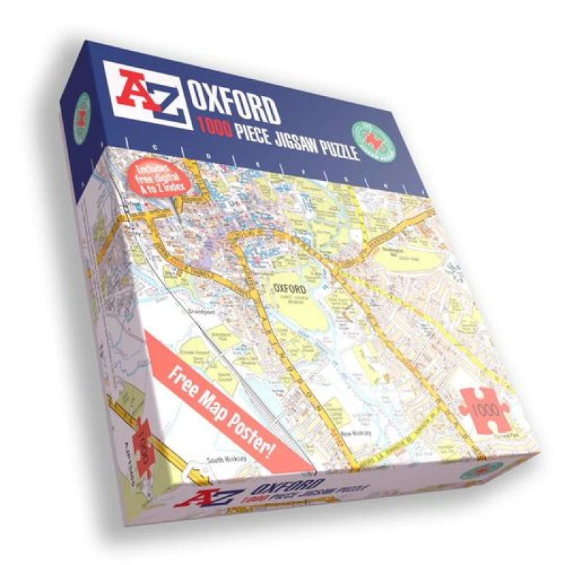 Image of A to Z A to Z Map of Oxford 1000 Piece Jigsaw Puzzle