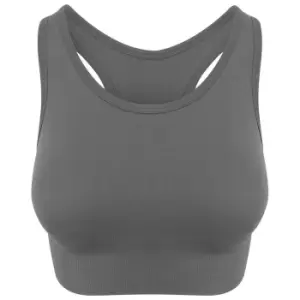 Image of AWDis Womens/Ladies Cool Seamless Crop Top (M) (Iron Grey)