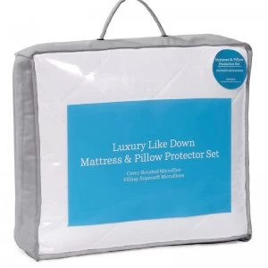 Image of Feels like Down Mattress and Pillow Protector Set