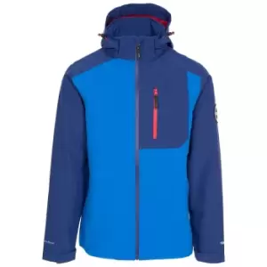 Image of Trespass Mens Lutz Softshell Waterproof Jacket (XS) (Blue)