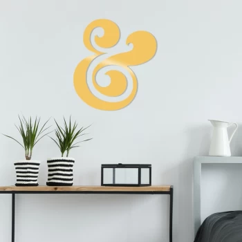 Image of Ant Metal Decor - Gold Gold Decorative Metal Wall Accessory