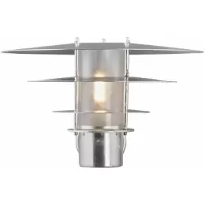 Image of Nordlux Bastia 35cm Outdoor Wall Lantern Galvanized, E27, IP54