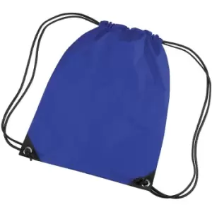 Image of Premium Gymsac Water Resistant Bag (11 Litres) (One Size) (Bright Royal) - Bagbase