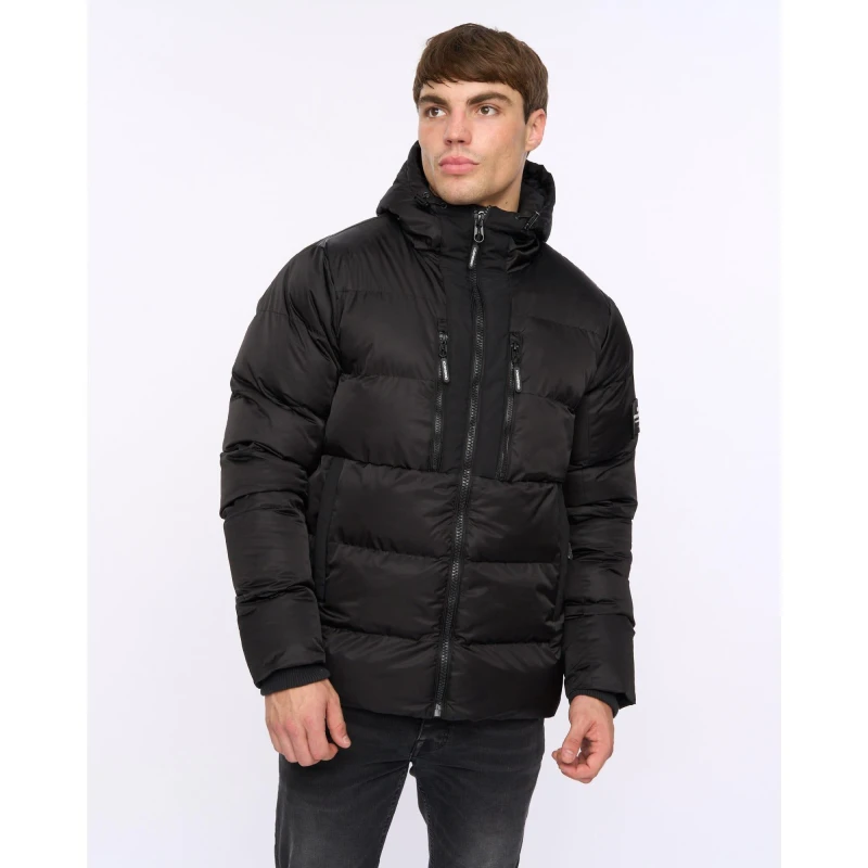Image of Crosshatch Crosshatch Men Chimmax Jacket in Black Size: 2X-large Black XXL Male 5059294707138