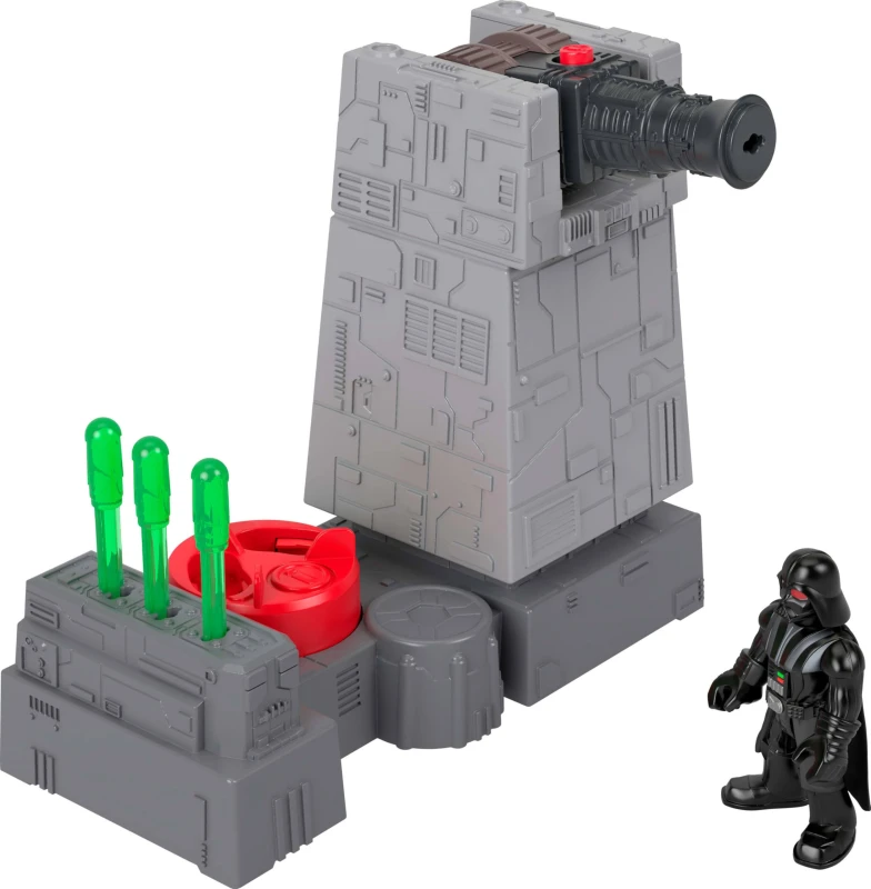 Image of Star Wars Star Wars Death Star Turret Cannon & Darth Vader Diecast Toy