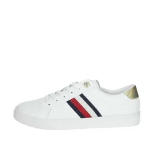 Image of TOMMY HILFIGER Sneakers Women Blue white Pelle