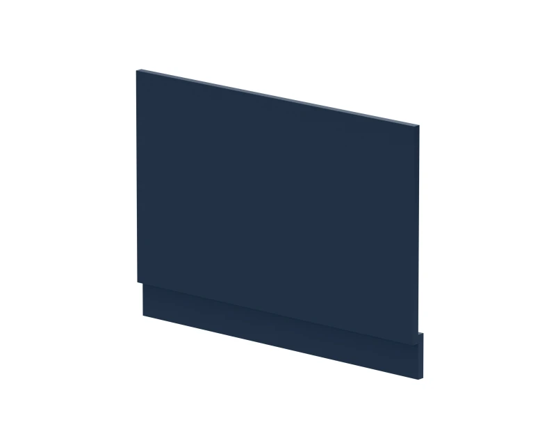Image of Balterley Edge/Power Straight End Bath Panel & Plinth, 800mm - Matt Midnight Blue Blue unisex