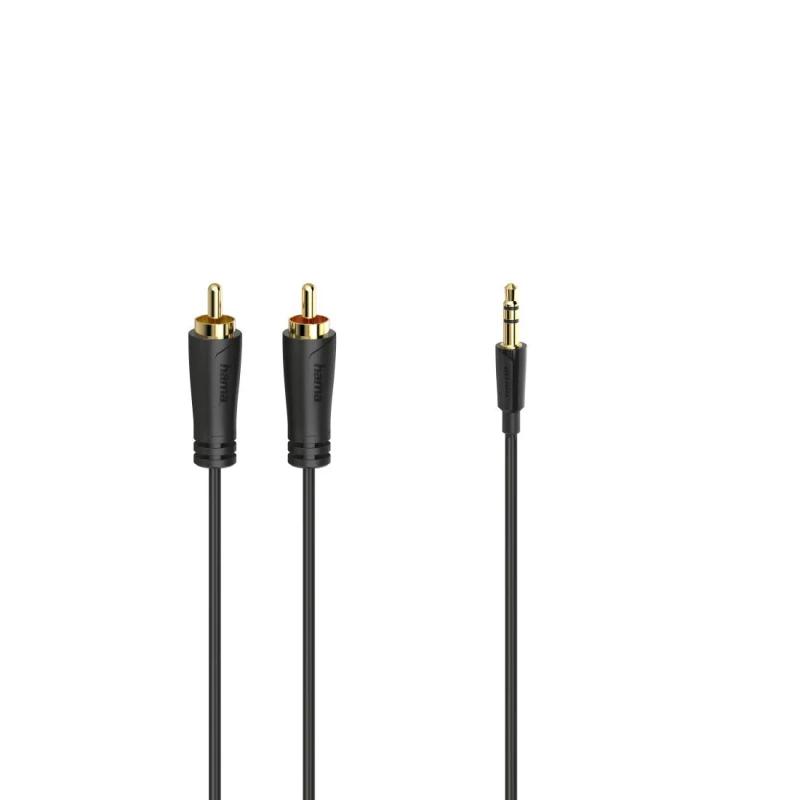 Image of Hama Hama 00205260 audio cable 1.5 m 3.5mm 2 x RCA Black 00205260