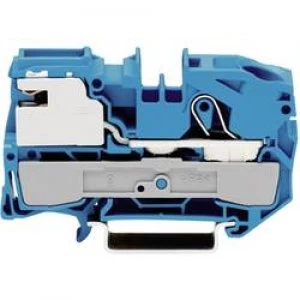 Image of N terminal 12mm Pull spring Configuration N Blue