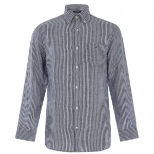 Image of Gant Gant Long Sleeved Stripe Shirt Mens - Blue 423