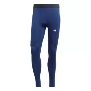Image of adidas Techfit 3-Stripes Training Long Tights Mens - Blue